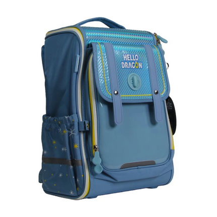 Hello Dragon School Bag Model 1 Light Blue