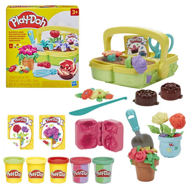 Play-Doh Colorful Flowers Botanical Play Set