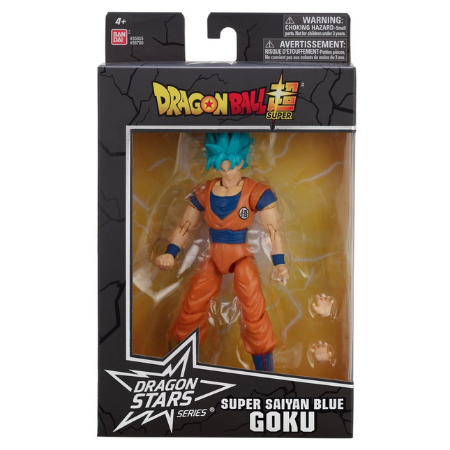 Bandai Dragon Ball Super Saiyan Blue Goku Posable Figure 16 cm