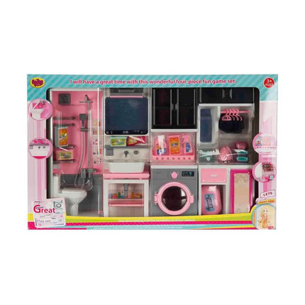 4-Piece Bathroom Set in a Box