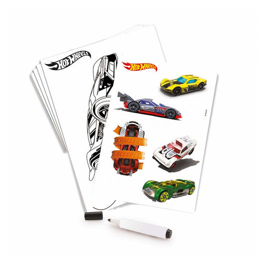 Full Hot Wheels Chalkboard