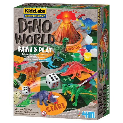 4M Dinosaur World Coloring and Play Set