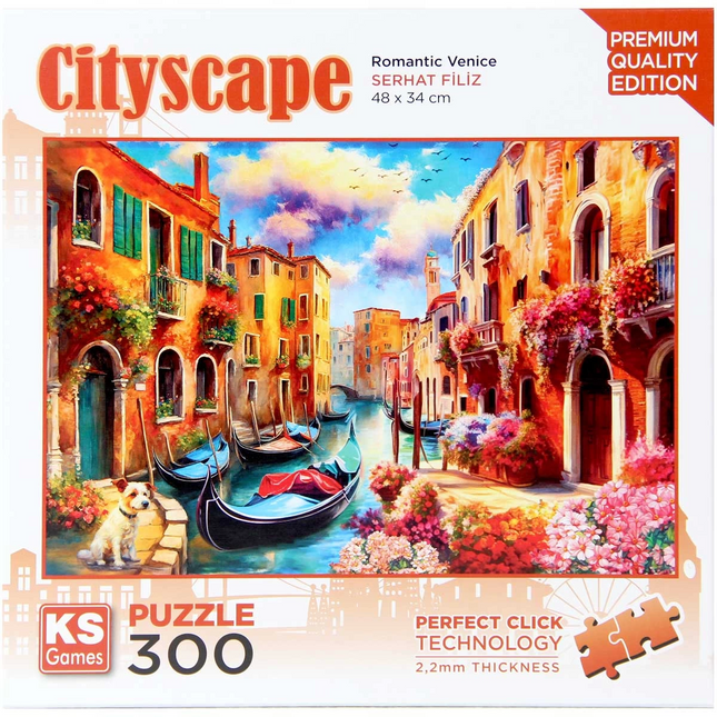 KS Games Romantic Venice Puzzle 300 Pieces