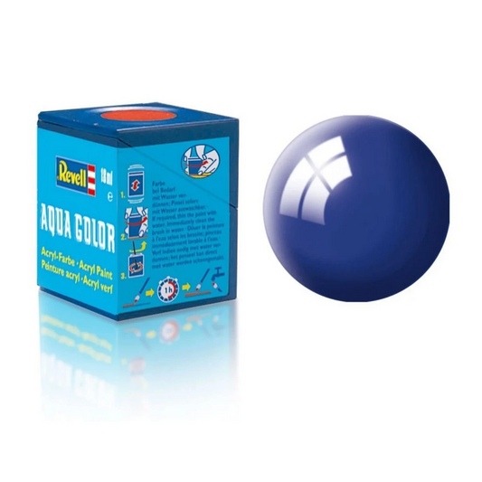 Aqua Color Ultramarine Blue - Gloss Paint - 18 ml