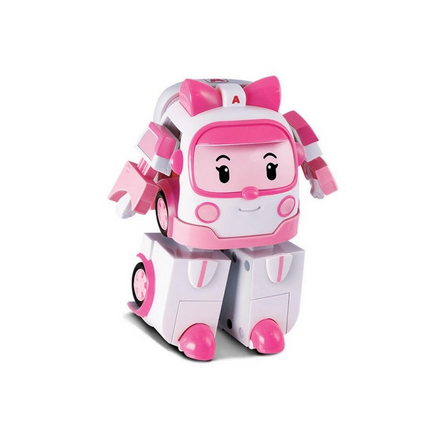 Robocar Poli Transforming Robot Figure Amber