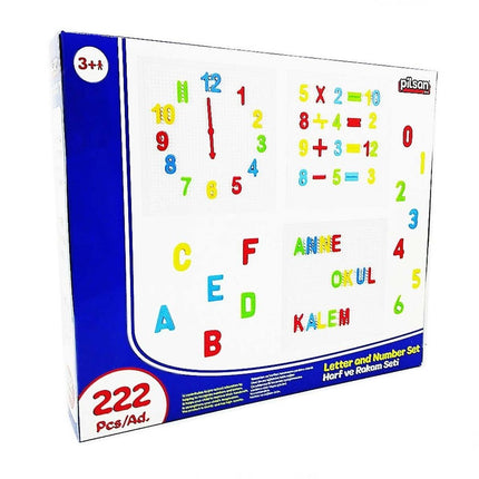 Letter and Number Set 222 Pieces