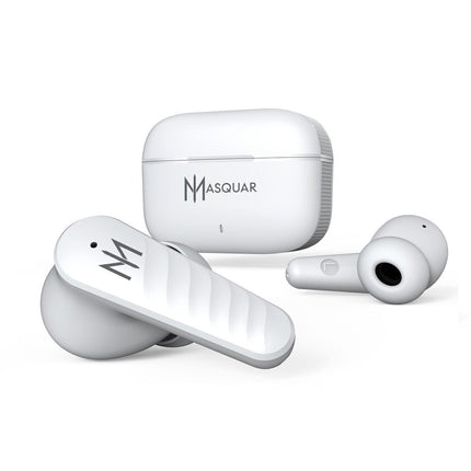 Blackark Bluetooth 5.3 Wireless In-Ear Headphones - White
