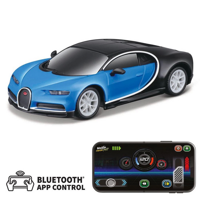 Maisto 1:41 APP Control Metal Car Bugatti Chiron 20