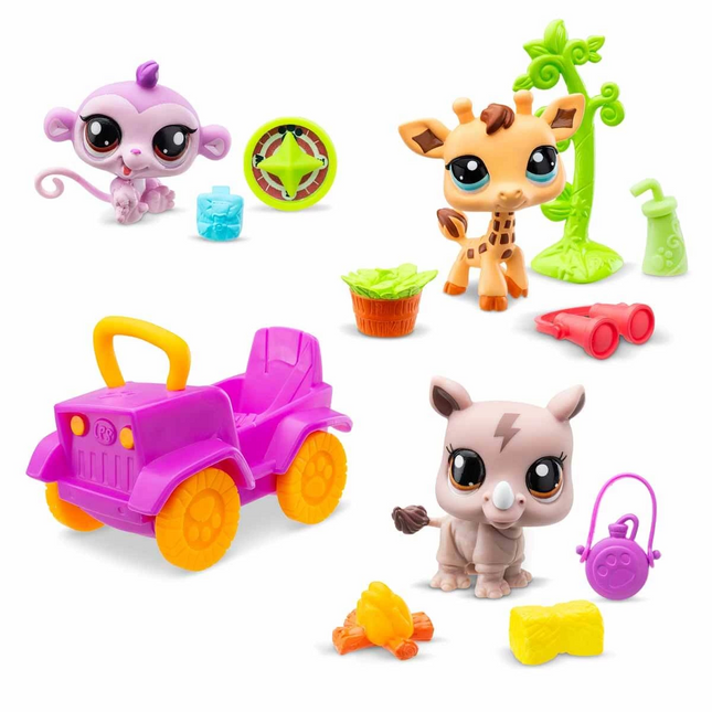 Littlest Pet Shop Minis Safari Play Set S1