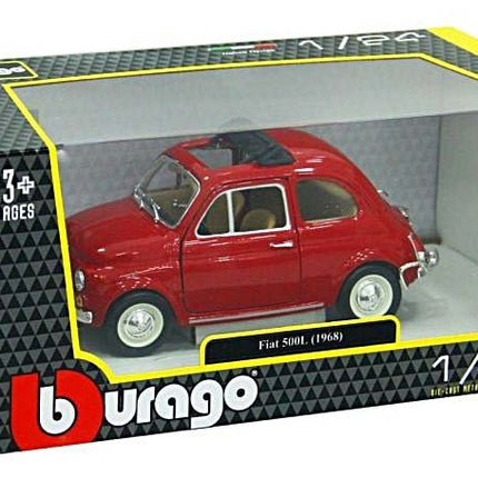 Bburago 1:24 Fiat 500L 1968 Model Car