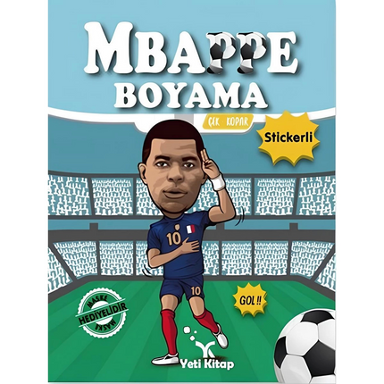 MBappe Sticker Mask Coloring Book
