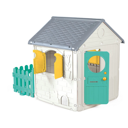 My First Playhouse with a Fence