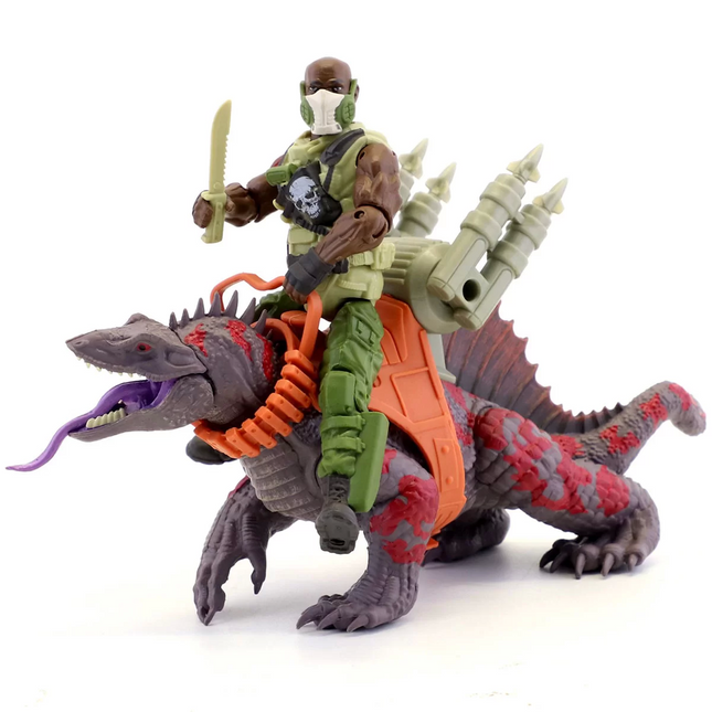 Primal Clash Dino Wrangler Dinosaur Rider Adventure Set