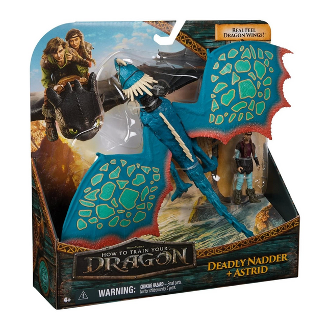 How to Train Your Dragon Dragon and Viking Astrid Figure