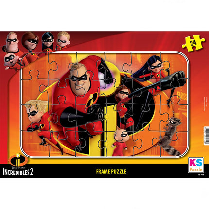 Incredibles 2 24 Piece Frame Puzzle
