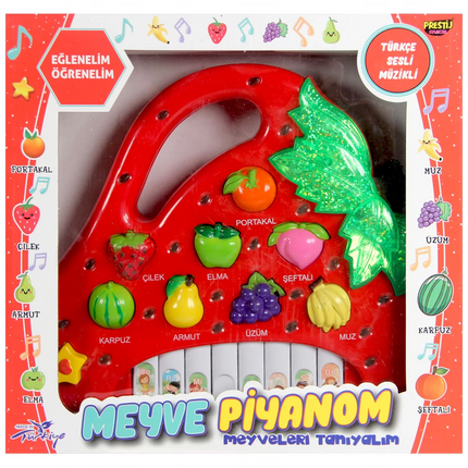 Boxed Battery-Operated Strawberry Piano