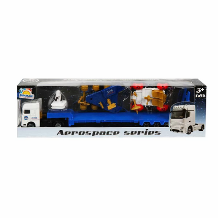 1:64 Aerospace Transporter Truck Space Set