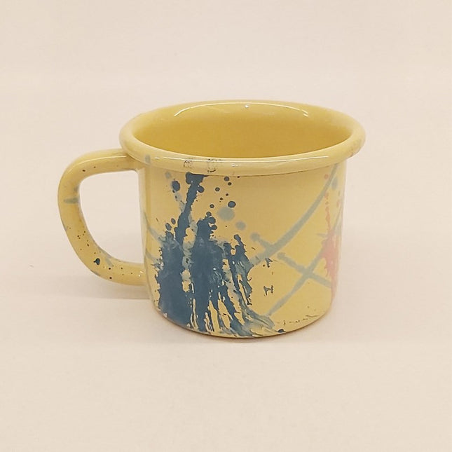 Large Enamel Mug Lemon Energy