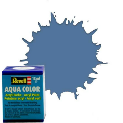 Revell 79 -Aqua Color Greyish Blue - Matte Paint- 18 ml