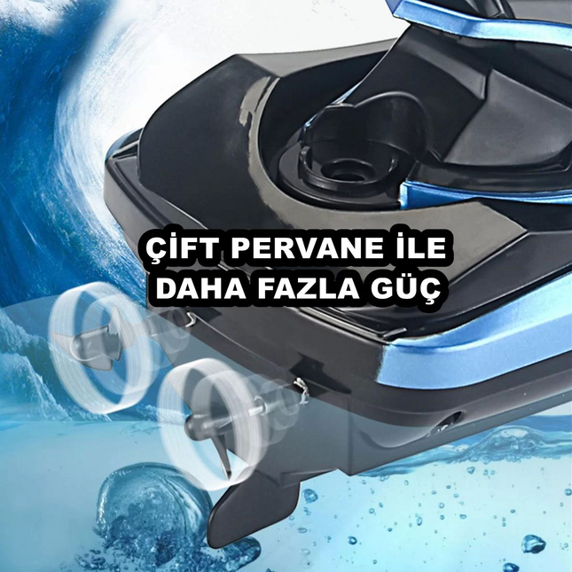 Motorboat 2.4 Ghz Remote Control Full Function Jet Ski