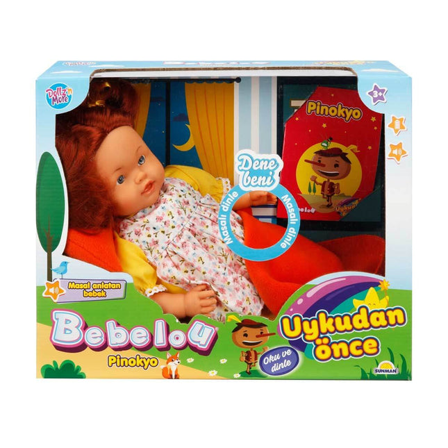 Bebelou Uykudan Önce Bebeği Masal Anlatan Pinokyo 40 cm.