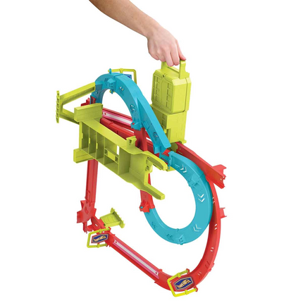 Hot Wheels Neon Races Multi-Race Excitement Track Set HPC07