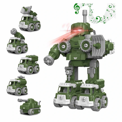 5in1 Zapp Toys Sesli ve Işıklı Sök Tak Robot