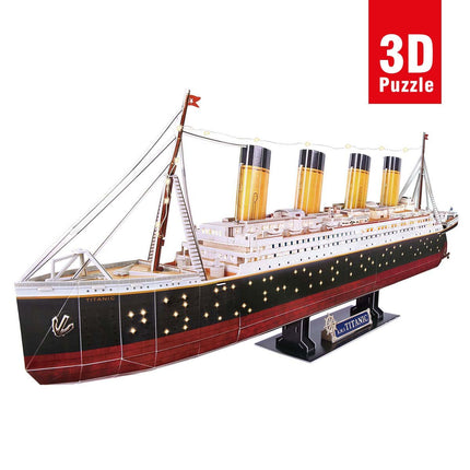 Cubic Fun 266 Parça 3D Puzzle Led Işıklı Titanik