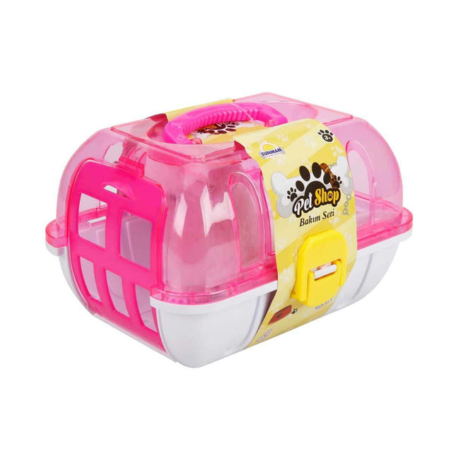 Plush Cat Hairdresser Set with Bag