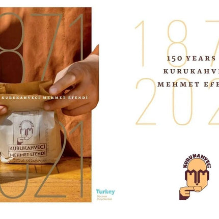 KURUKAHVECI MEHMET EFENDI Turkish Coffee, Arabica Beans, Roasted Ground, Rich Aroma, Fresh, Medium to Heavy-bodied, Original Taste Since 1871 (8.8 OZ / 250 Gr)