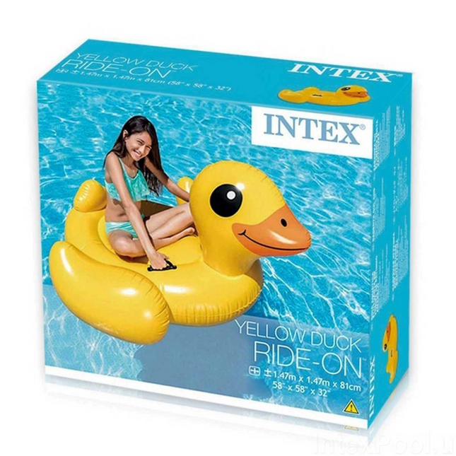 Intex Yellow Duck Rider - Handle Island