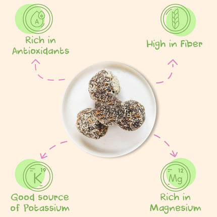 Sunny Fruit 100% RAW Fruit &amp; Nut Snacks, Apricot, Cacao Nibs &amp; Hazelnut, 6-Pack (9 Balls Per Bag) | Healthy, Convenient, On-the-Go Energy Balls | ORGANIC, VEGAN, GLUTEN-FREE, KOSHER, NO ADDED SUGAR