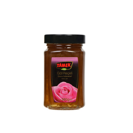 Turkish Rose Jam Preserve TAMEK Traditional Style 380 GR