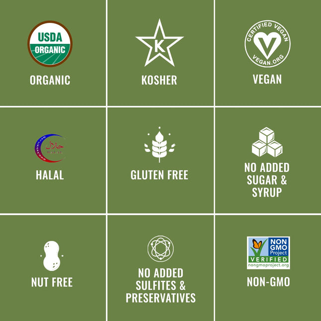 Sunny Fruit Soft Organic Turkish Dried Figs - 1 Bag (5 Individual Portion Packs) | Healthy, Convenient Snack Packs | ORGANIC, NON-GMO, VEGAN, HALAL, KOSHER, NO PRESERVATIVES, NO SUGAR ADDED