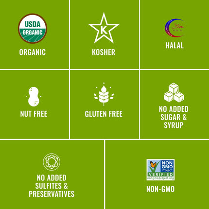 ORGANIC Prebiotic Dried Figs - Sunny Fruit - (5) 1.76oz Portion Packs per Bag | Purely Figs - NO Added Sugars, Sulfurs or Preservatives | NON-GMO &amp; KOSHER