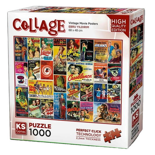 KS Games Vintage Movie posters Puzzle 1000 Pieces 20759
