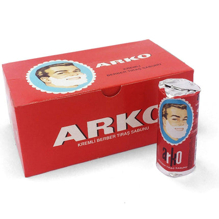 Arko Shaving Cream Soap Stick - 12 Pieces by EVYAP