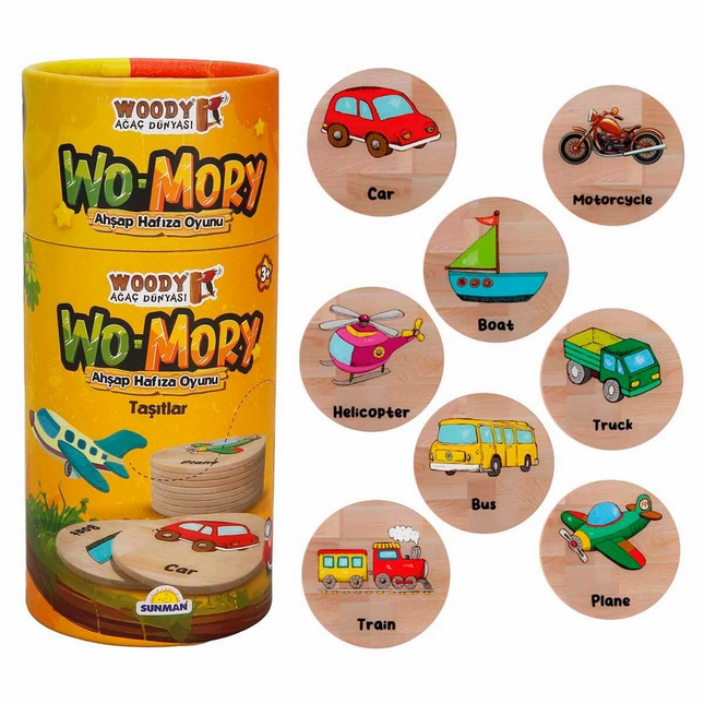 Woody Wo-Mory Wooden Memory Game