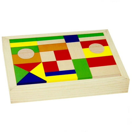 Playwood Educational Wooden Blocks 29 Pieces