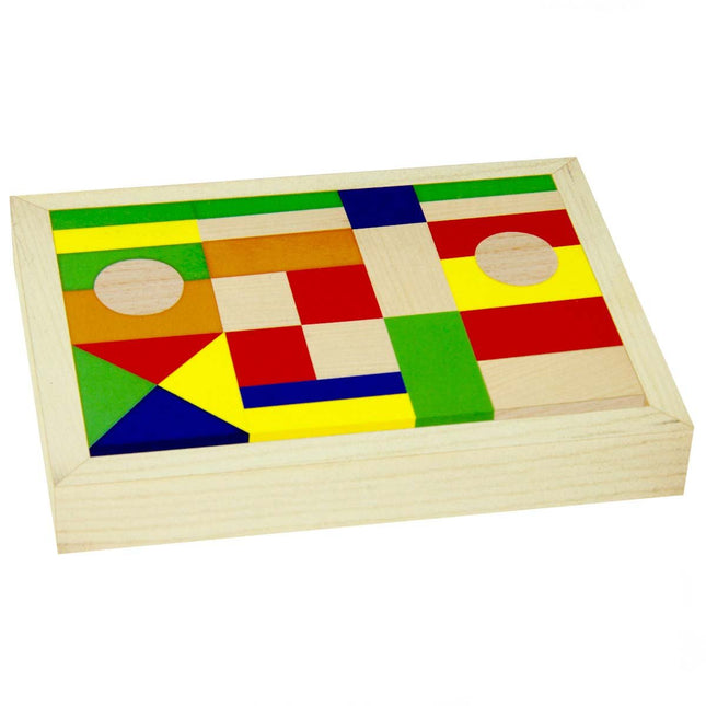 Playwood Educational Wooden Blocks 29 Pieces