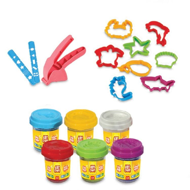Dede Art Craft Talented Hands Dough Set 17 Pieces 336 Gr