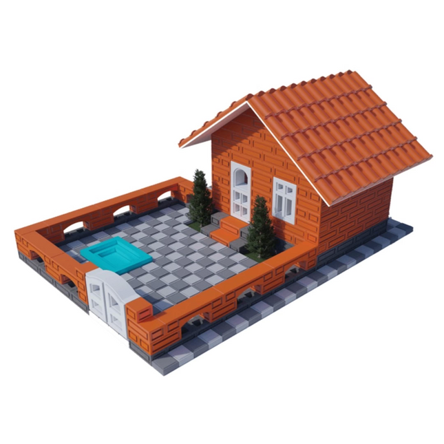 Miniature Brick Summer House