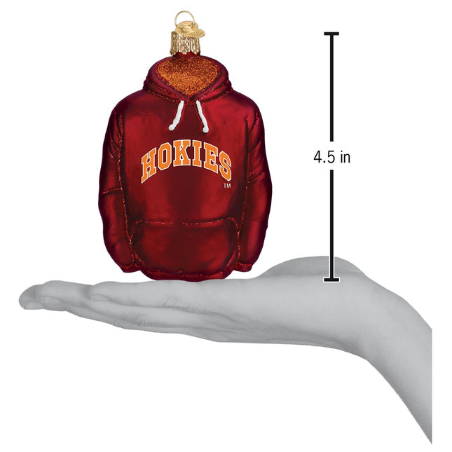 Virginia Tech Hoodie Ornament