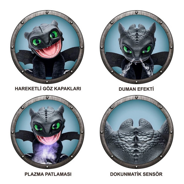 Real FX Toothless Electronic Puppet 30 cm