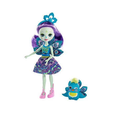 Original Enchantimals Patter Peacock and Animal Friend