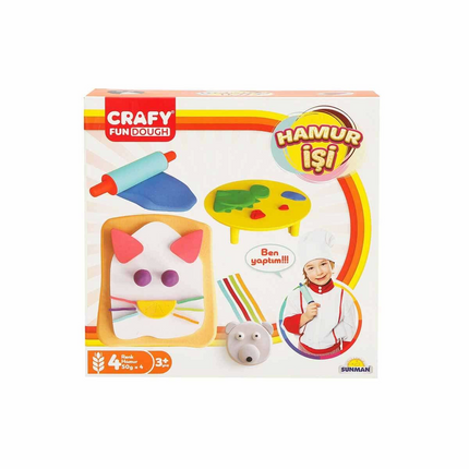 Pastry Play Dough Set 200 gr 6 Pieces