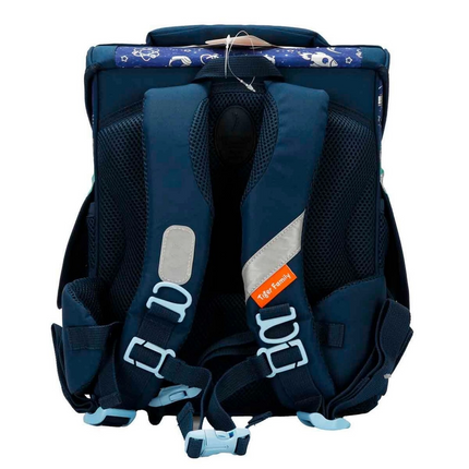 Luminous Space Patterned School Bag