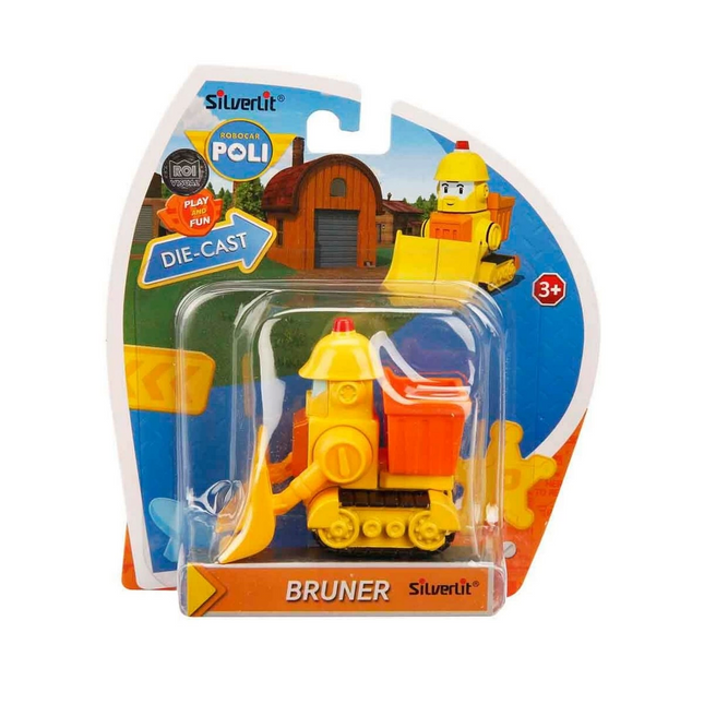 Robocar Poli Metal Vehicle Character Figure Bruner