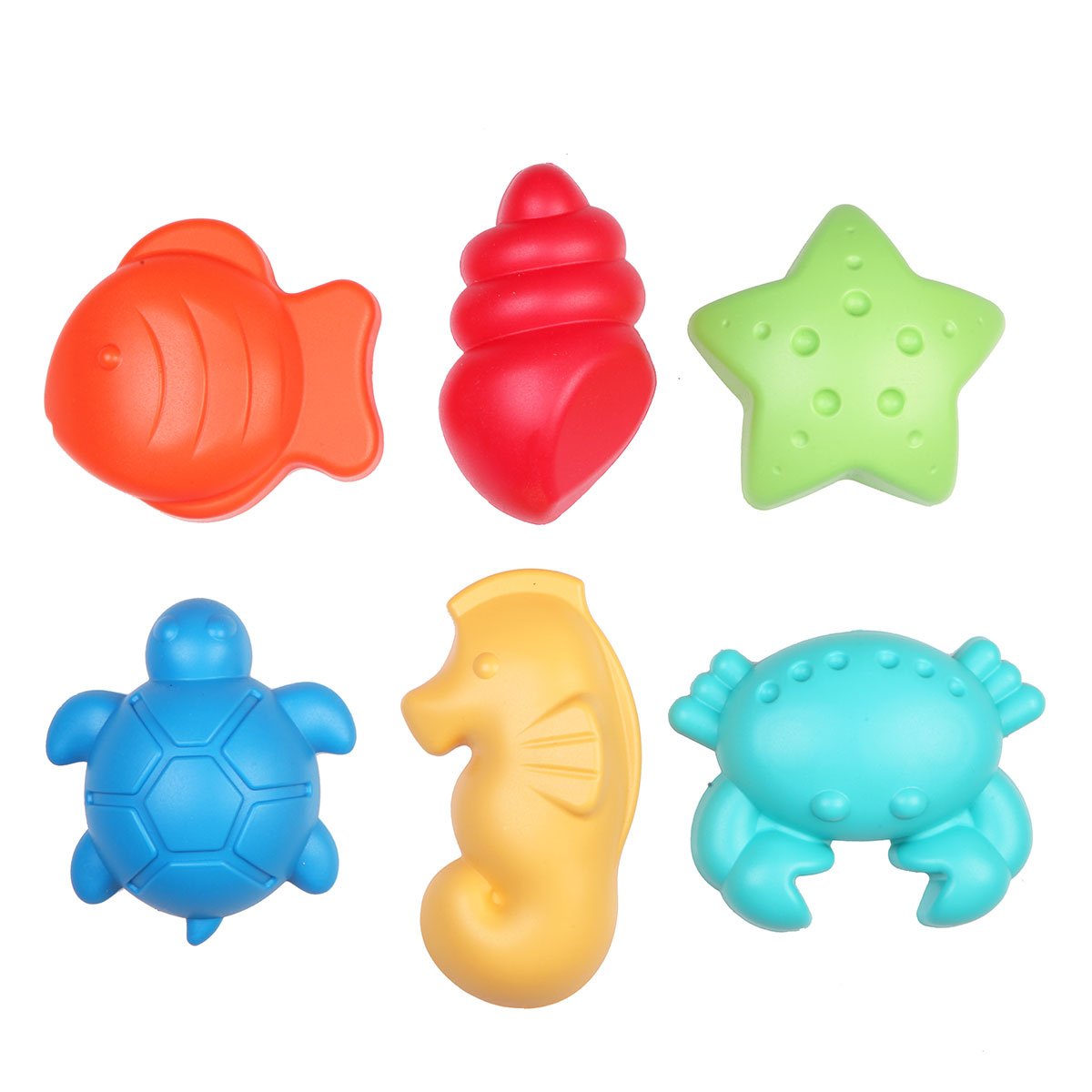 LC Lets Be Child Sea Animals Sand Mold 6 Pieces