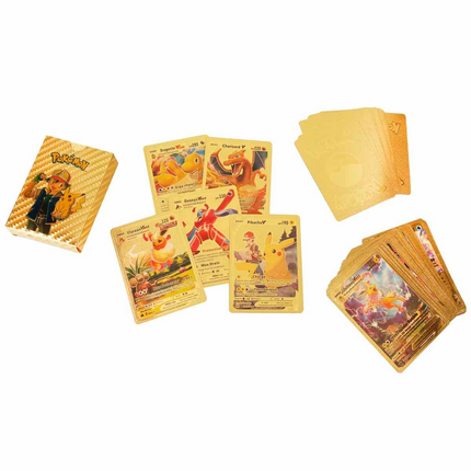Pokemon Starter Cards Gold 55 Pack